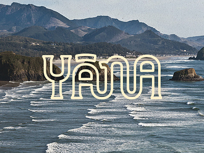 Yana Logo branding identity logo oregon surfing waves