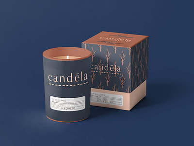 Candēla Concept Art #001 candle packaging candles candēla concept work den of foxes den of foxes graphic design graphic design packaging design
