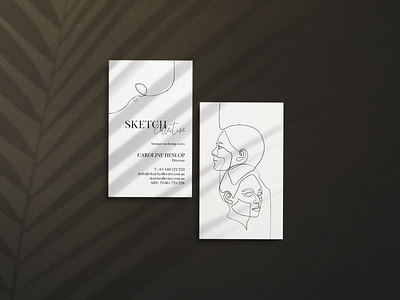 Final Business Card Large brand branding branding design business card contour contour line drawing denoffoxes design graphic design graphic designer graphicdesign graphicdesigner illustration minimalism minimalistic minimalistic business card print sketch sketch collective