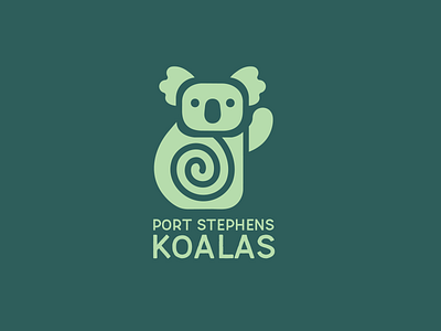 Port Stephens Koalas brand branding branding design denoffoxes design graphic design graphic designer graphicdesign graphicdesigner koala koalas logo logodesign logos