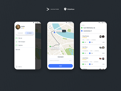 RideNow - taxi app