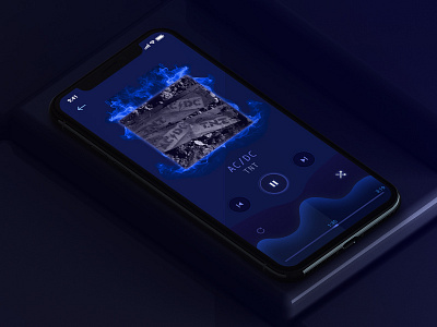 Daily UI #009 - Music Player daily ui dark futuristic music player ui