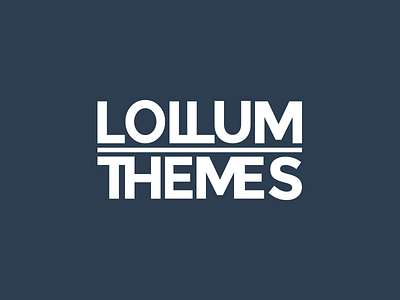 Lollum Themes logo themes website wordpress