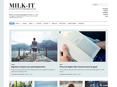 Milkit - Homepage