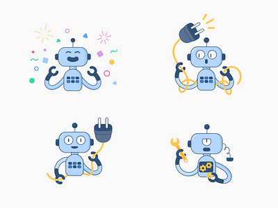 Robot brand mascot