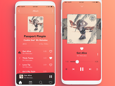 Music Player UI app daily ui interaction design music player ui design ux design