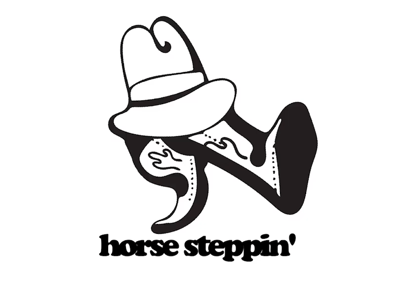 horse steppin' animated boots cactus cowboy dance gif hat horse illustration