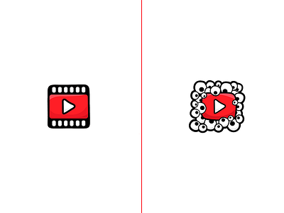 YouTube New Logo creative for logo new red site suggested the videos youtube