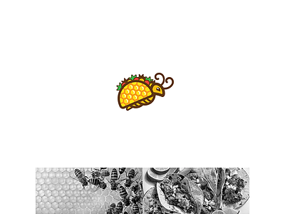 Bee + Taco logo arabic ball bee bee takos logo bragon brand creative design for girls heros icon icons library logo logos new offensive super taco