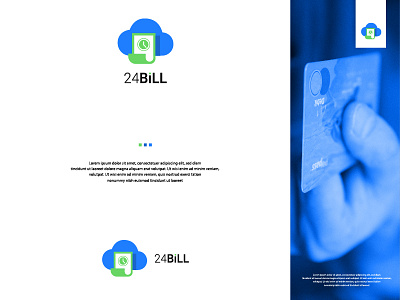24Bill animation app flat minimal typography ui ux vector web website
