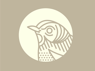 Bird Illustration - Veery bird branding design details flat icon illustration logo pattern vector