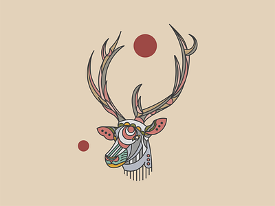 Animal Illustrations - Elk Concept 01