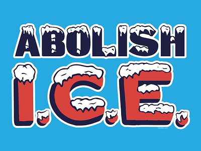 Abolish I.C.E. illustration