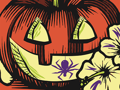 Getting ready for a Californian Halloween design halloween illustration theurbanartshop