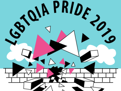 SD Gay Pride Sticker design illustration