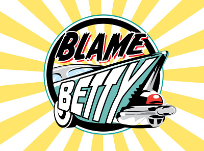 Blame Betty branding design illustration logo