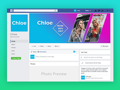 Facebook Cover Photo Template from cdn.dribbble.com