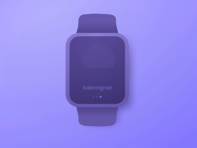 Apple Watch: Weather after effects animation app apple watch dark theme figma gif illustration neomodeon product design smart watch ui kit design uiux vector video weather icon