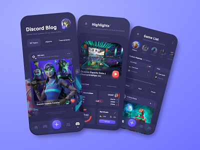 GX gaming platform: Mobile app app bet cybersport dark theme design discord dota2 esport figma fortnite game mobile mobile app player product design statistics tournament ui ux