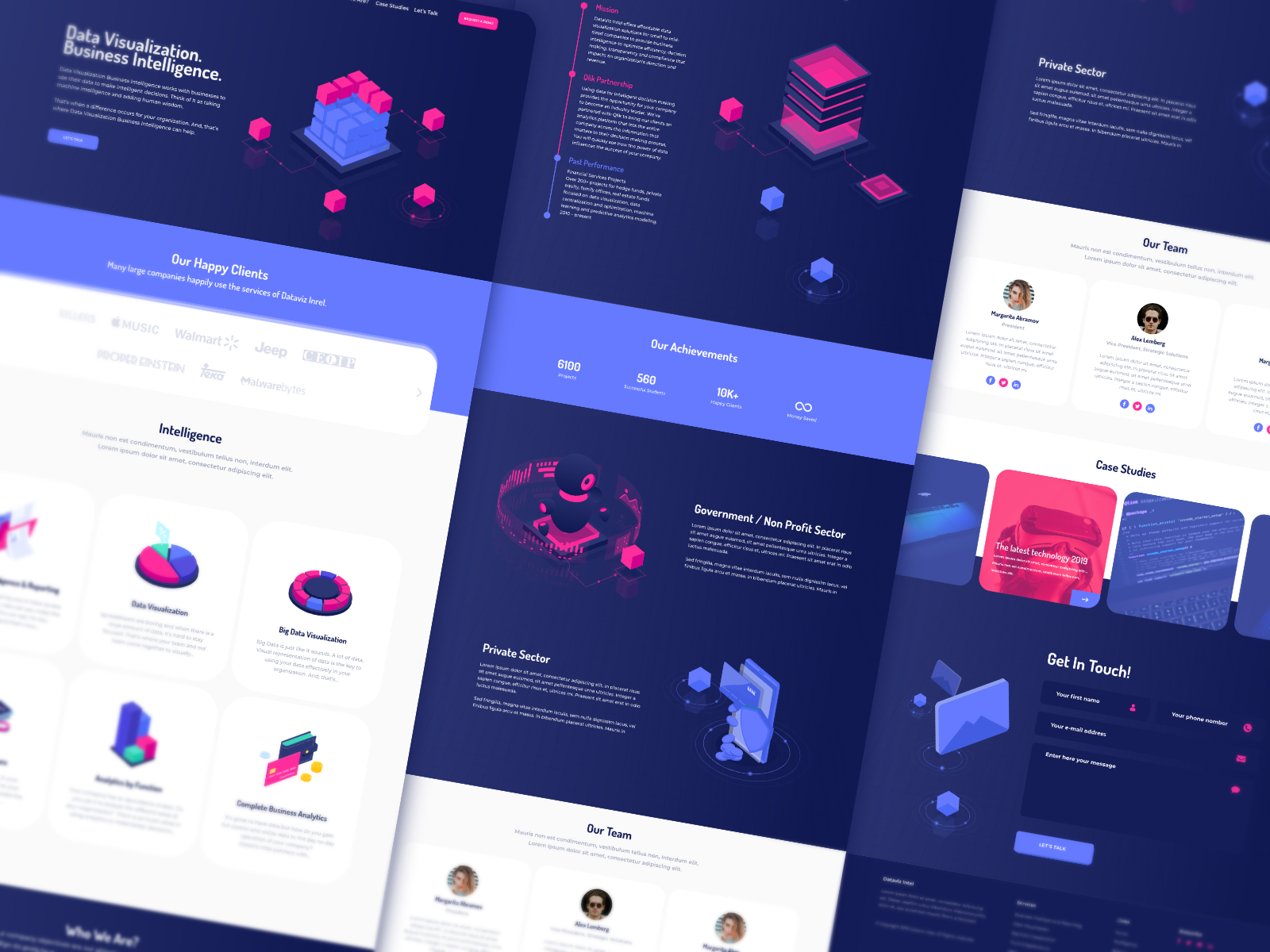 Data Analytics Website Design by Lev Modeon on Dribbble