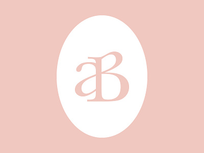 Brand icon branding fashion feminine icon logo monogram oval shape