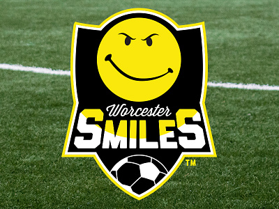 Proposed Worcester Smiles Logo crest football football logo national womens soccer league soccer sports logo united states soccer federation united womens soccer worcester