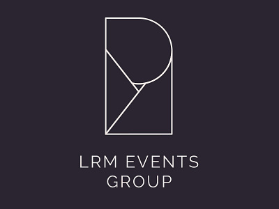 LRM Events Group Logo Concept By Studio Eighty Seven