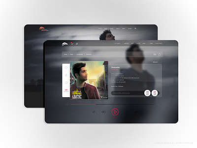 Ganja2Music Website UI UX (2018) graphic design ui ux webdesign website