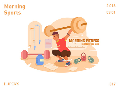 Shenzhen fitness illustration