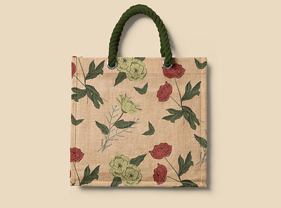 Be an Enthusiast in Life - Bag branding concept design floral floral pattern fun graphic design identity illustration pattern procreate