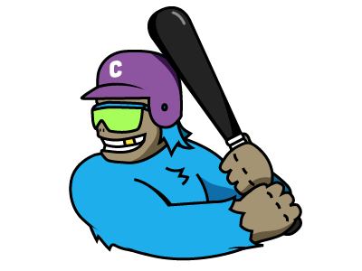 MLB CHAAARLES chaaarles character illustration