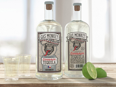 Gas Monkey Tequila Rebranding 3d branding design graphic design il illustration logo