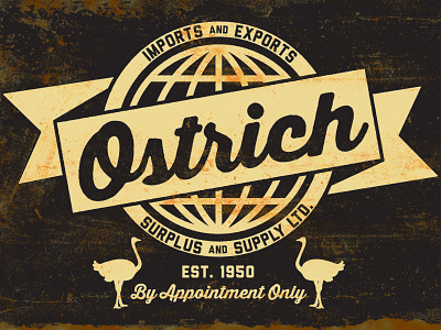 Ostrich Imports Sign