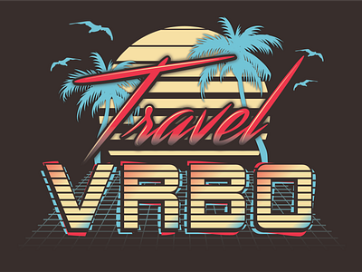 Vintage Inspired Shirt Graphic For VRBO.com fashion graphic design miami teeshirt vintage inspired