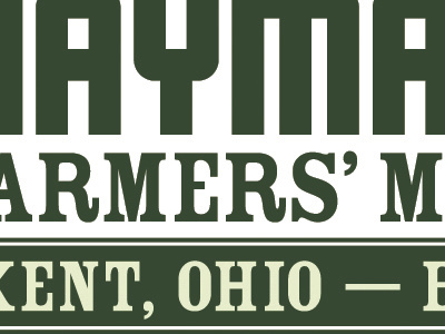 Haymaker Farmers' Market beige green market ohio