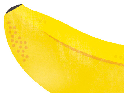 Strictly 4 My 'Nanas banana black orange texture yellow