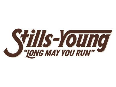 Stills-Young brown highway lettering tan type