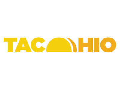 TACOHIO! logo ohio orange t shirt taco vector yellow