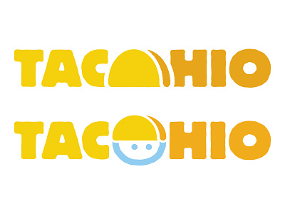 Your choice of tacos. blue burrito logo ohio orange t shirt taco vector yellow
