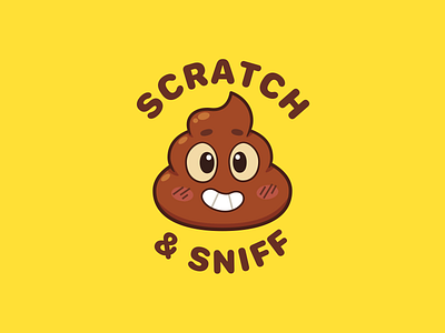 Scratch & Sniff character design emoji illustration sticker