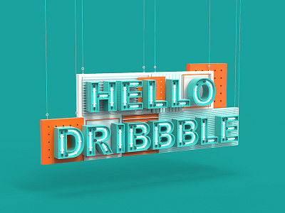 Hello Dribbble dribbble hello