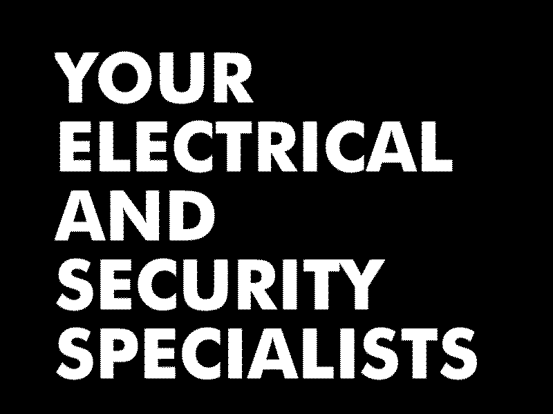 Your Electrical And Security Specialists 2d animation after effect electrical gif motion animation motion art motion graphic security tagline