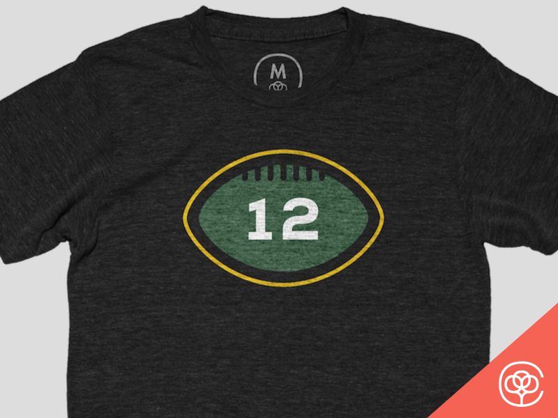 Pack Leader apparel cotton bureau t-shirts aaron rodgers cheeseheads sports football packers