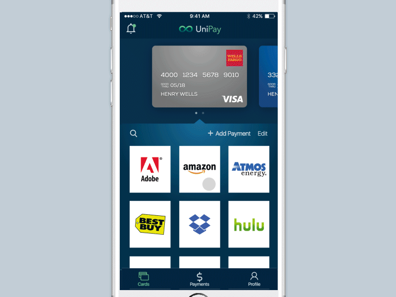 Unipay Transfer Payments mobile design interaction design motion graphics ux design ios animation ux