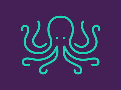 Dysruptyv Octopus graphic design logo logo design octopus