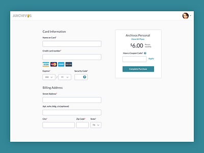 Archivos Payment Screen credit card interaction design payments ui ui design ux