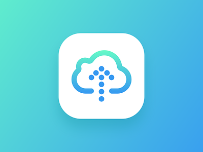 DailyUI 005 - App Icon app icon cloud icon dailyui graphic design ios ui uidesign upload icon ux