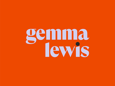 Gemma Lewis – Wordmark branding branding design identity identity design logotype personal branding wordmark writer