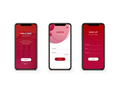 A smile is the universal welcome adobe illustrator adobe photoshop app design login design mobile app design sign up screen ui vectors welcome screen