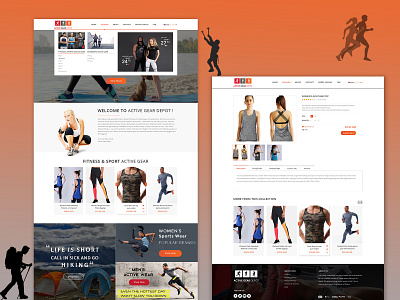 Be the energy you want to attract. branding design ecommerce gym helath hiking home illustration photoshop sportswear typography ui web